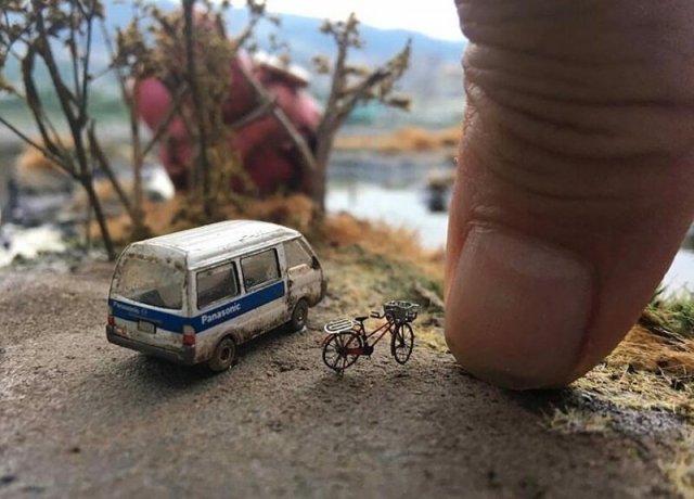 Потрясающие миниатюрные миры от художника из Тайваня