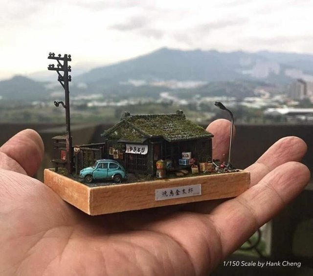 Потрясающие миниатюрные миры от художника из Тайваня