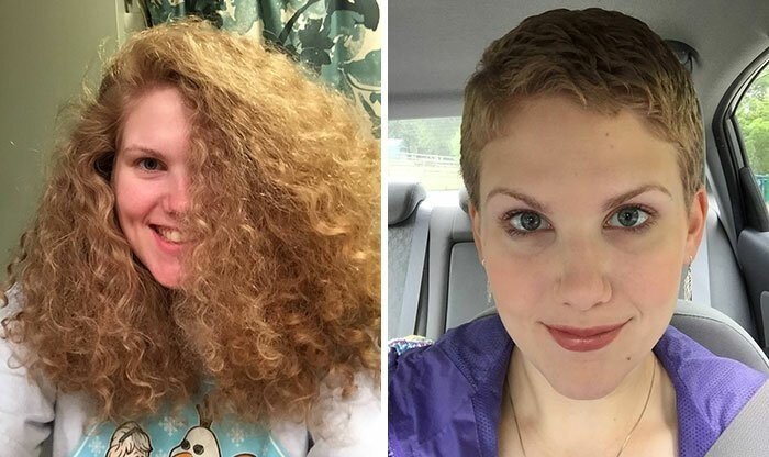 Люди жертвуют свои волосы на парики для онкобольных