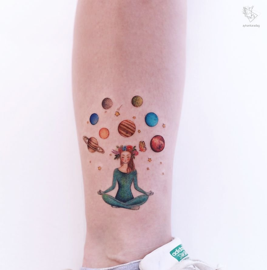 Миниатюрные татуировки от стамбульского тату-мастера