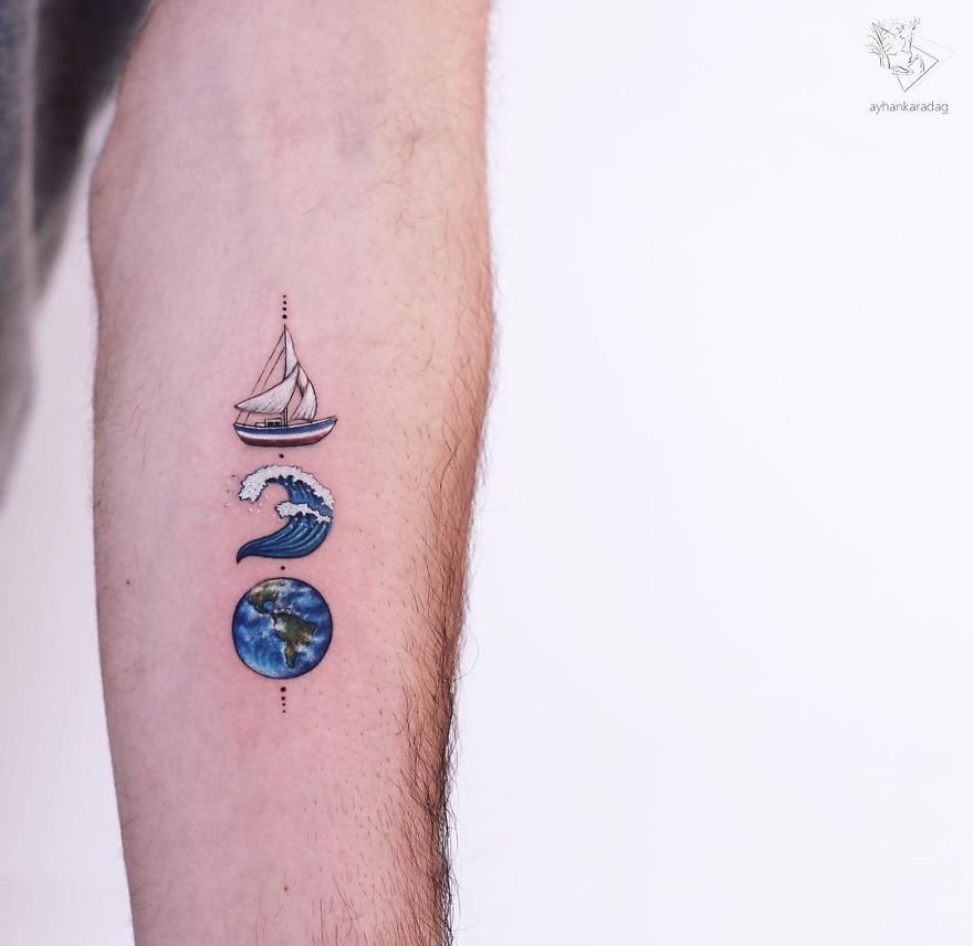 Миниатюрные татуировки от стамбульского тату-мастера