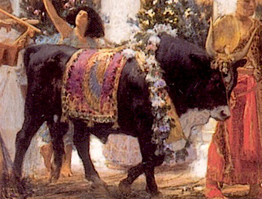 Загадки картины Бриджмена Процессия священного быка Анубиса