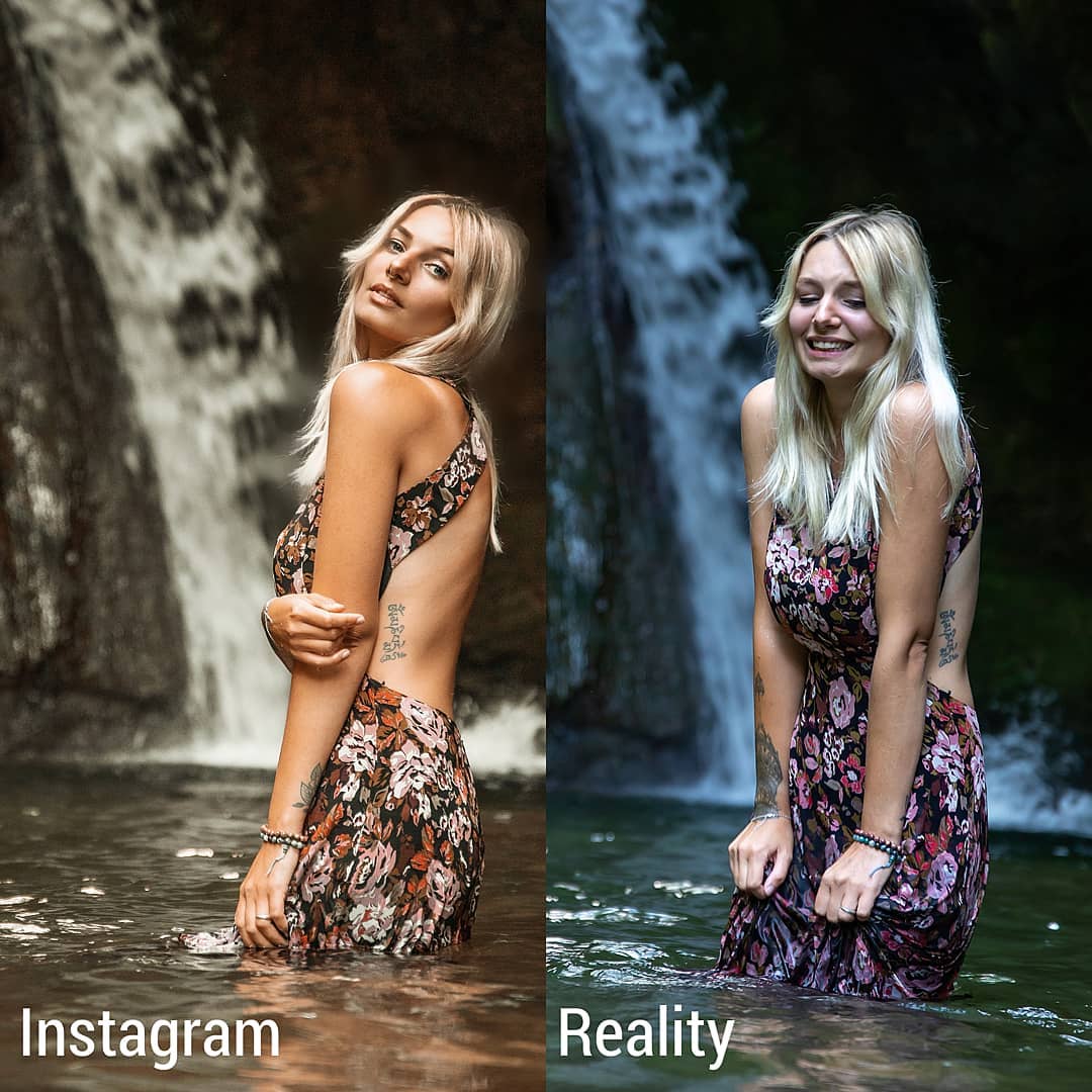 Как выглядят идеальные фото из Инстаграм в реальности