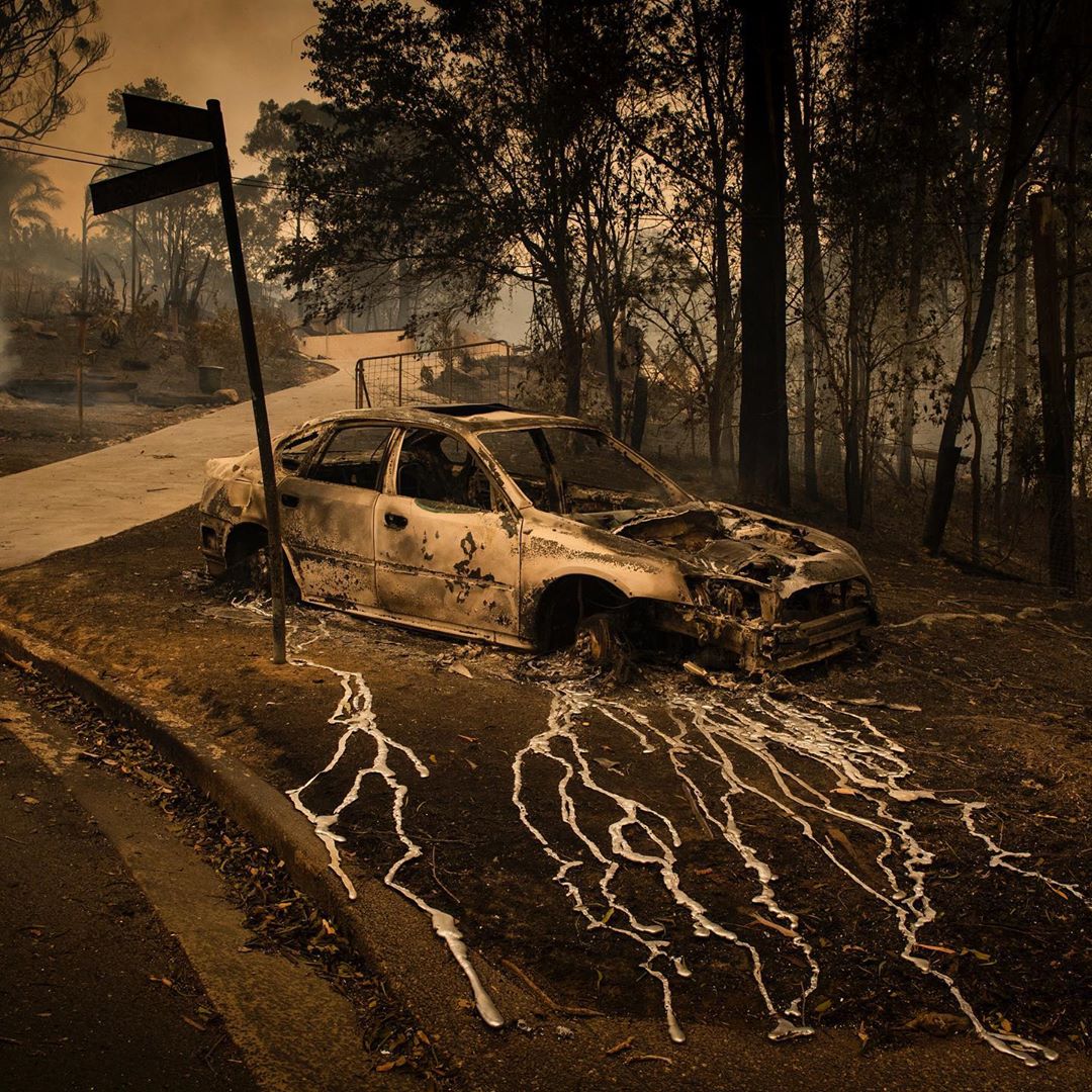 Фотограф документирует разрушительные лесные пожары в Австралии