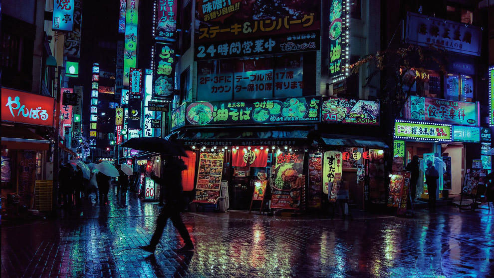 Ночной мир Токио на снимках Лиама Вонга