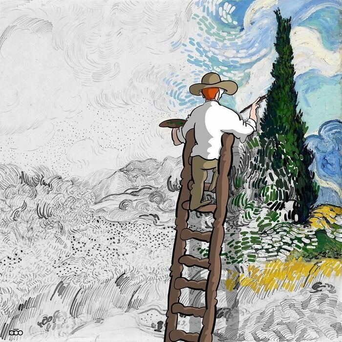 Жизнь Ван Гога глазами художника из Ирана