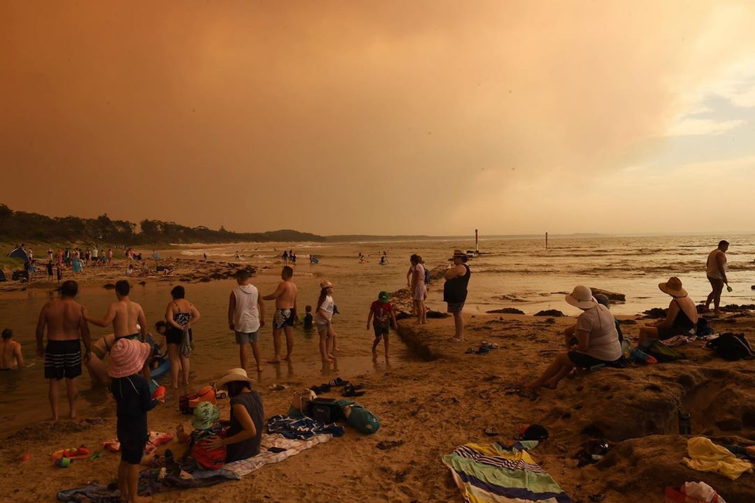 Фотограф Ник Мойр документирует лесные пожары Австралии