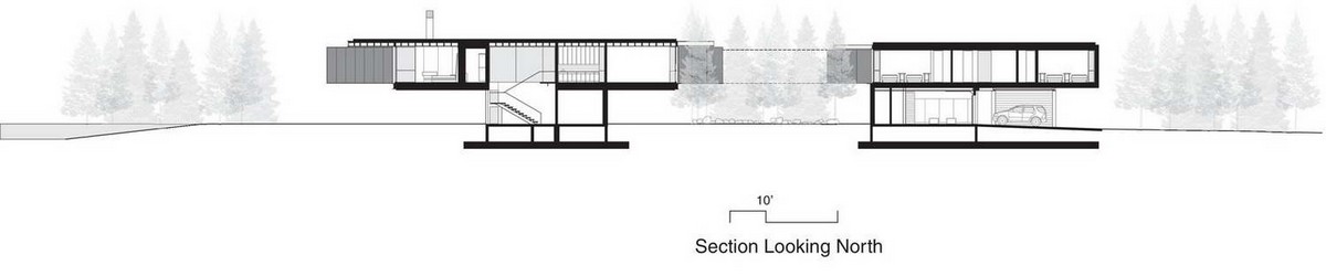 Трансформируемый горнолыжный дом-мост в Канаде