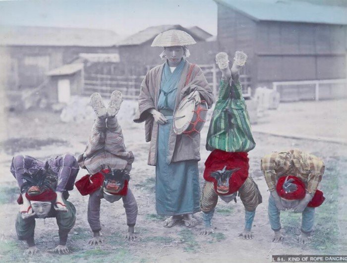 Невероятные цветные фотографии Японии XIX века