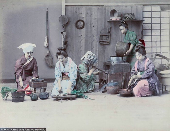 Невероятные цветные фотографии Японии XIX века