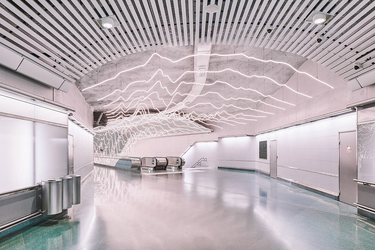 Красота метрополитена Стокгольма на снимках Давида Альтрата