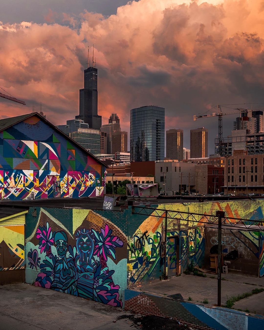 Улицы и архитектура Чикаго на снимках Эрика Марталера