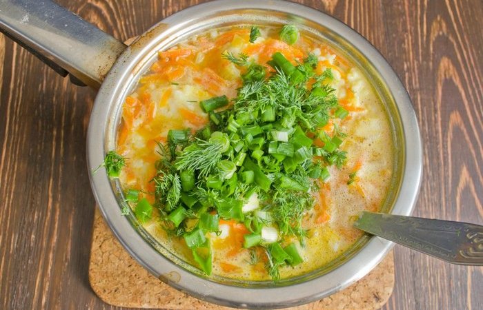 Как сохранить естественный цвет зелени в супе