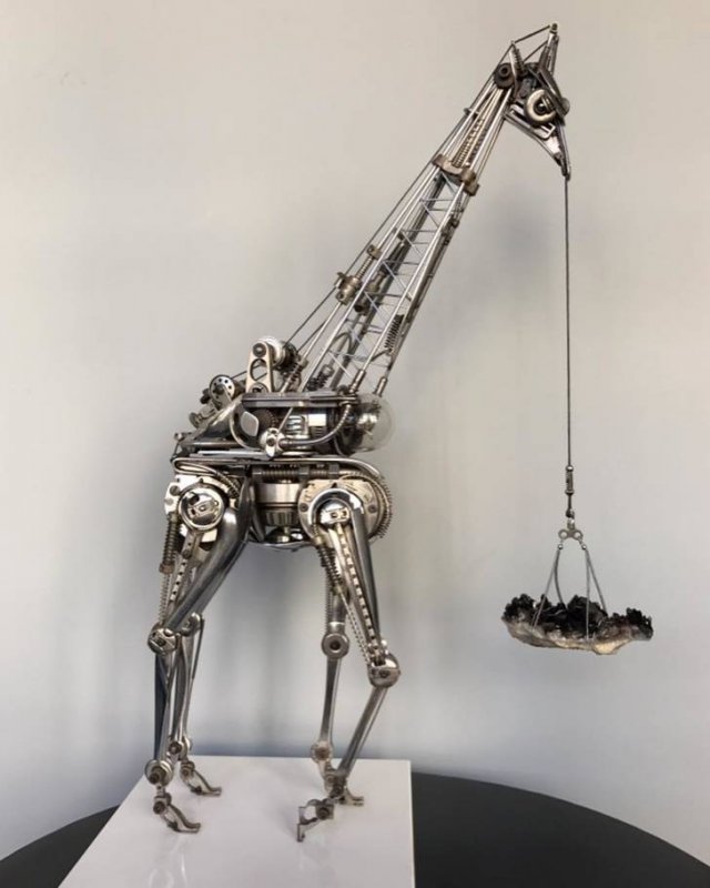 Потрясающие скульптуры из металлолома от Мэтта Уилсона