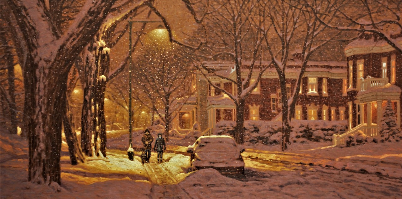 Волшебная зима на картинах Ришара Савуа