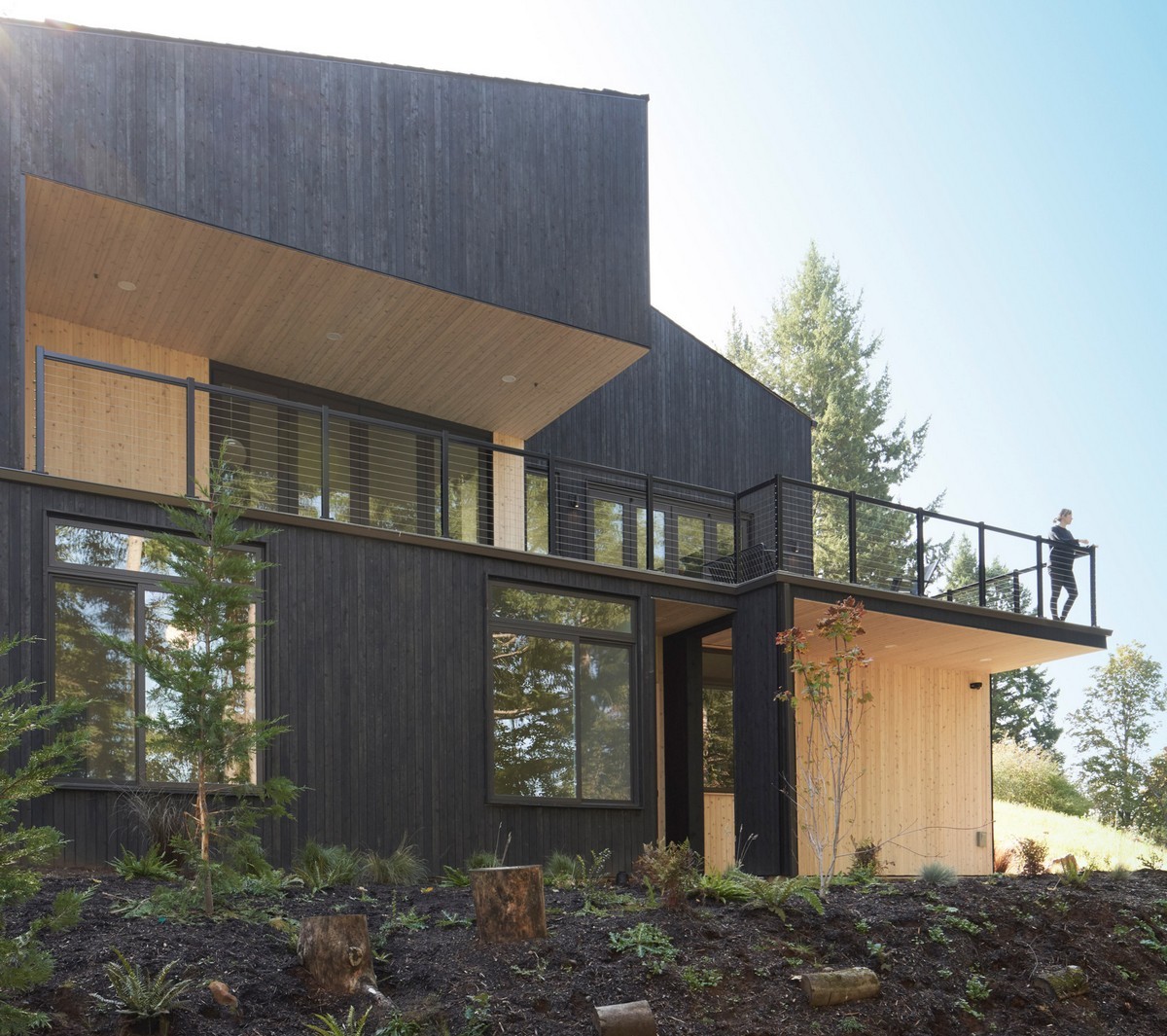 Деревянный дом для близнецов в штате Вашингтон