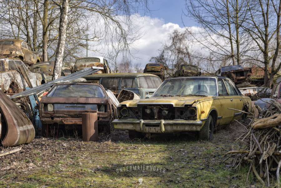 Покинутые автомобили на снимках Питера Унтермайерхофера