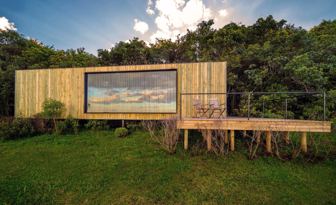 Дизайн и интерьер небольшого дома на юге Бразилии