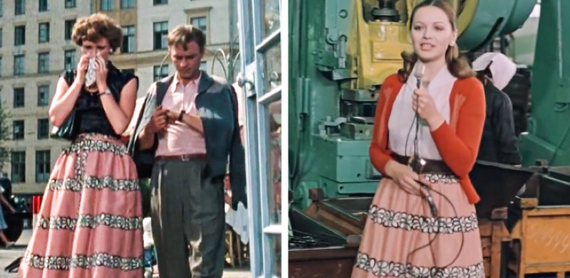 Одинаковые костюмы и реквизит в разных советских фильмах