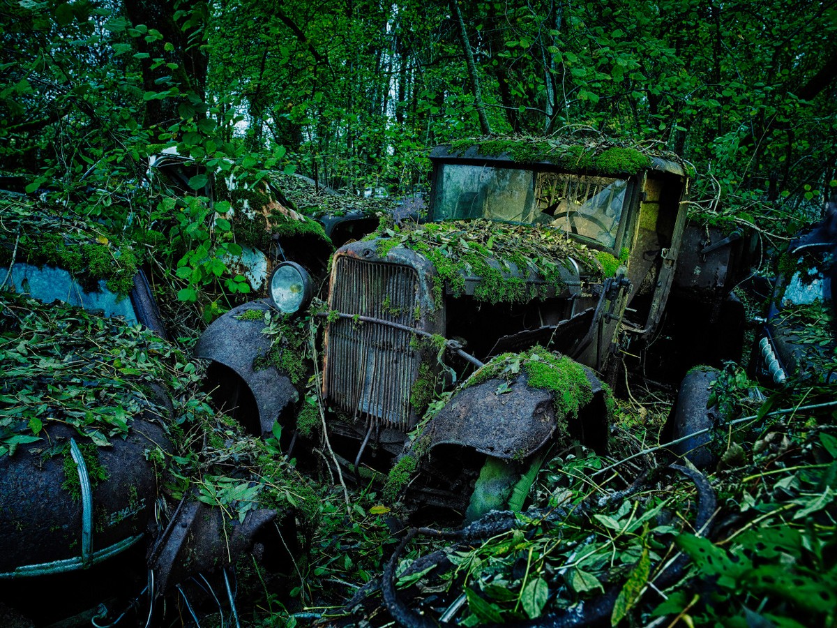 Красота заброшенных автомобилей в фотокниге Дитера Кляйна Авто/Мото