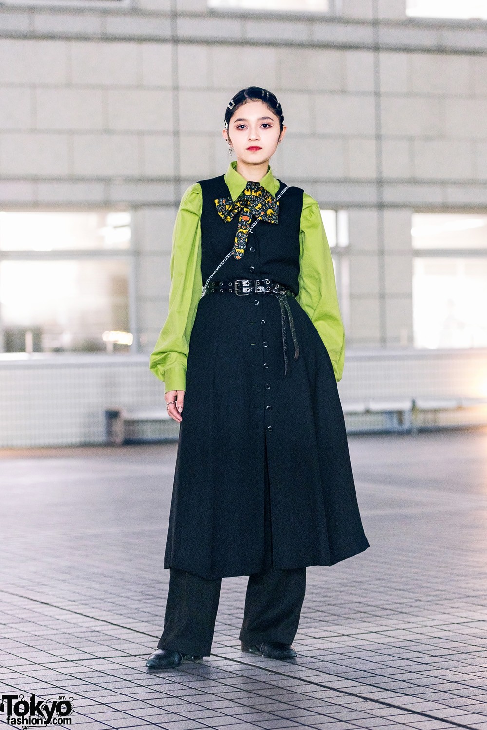 Стильные наряды японских модников на улицах Токио