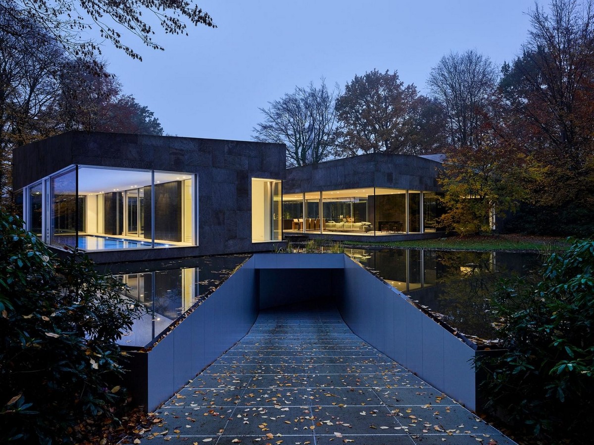 Частный дом с облицовкой из камня в Бельгии