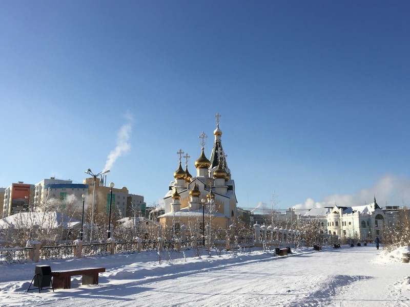 Города России с самыми низкими температурами