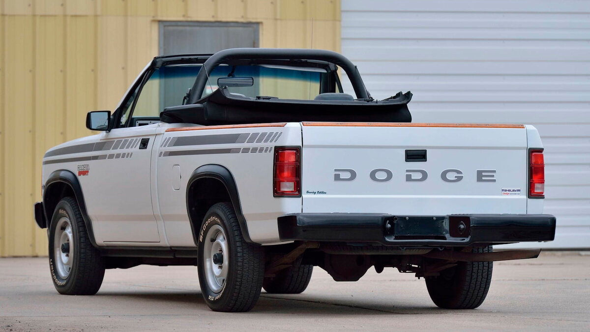 Пикап Dodge Dakota Sport Convertible 1989-1991 с откидной крышей