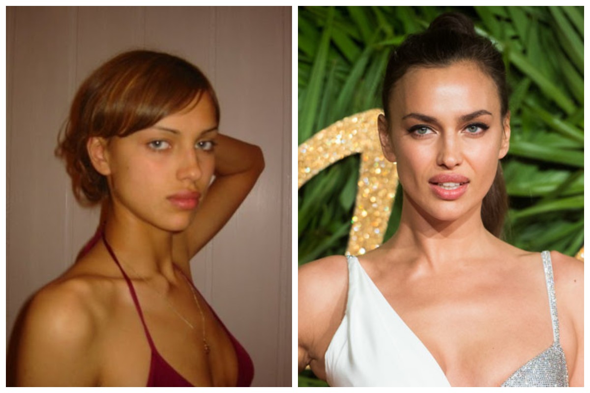 Как выглядели популярные русские модели до того, как стали известными