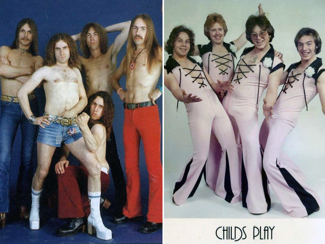 Странные рекламные фотографии музыкальных групп прошлого Картинки и фото
