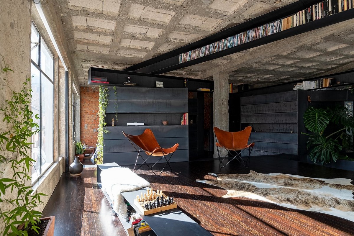 Интересный интерьер современной квартиры в Эквадоре