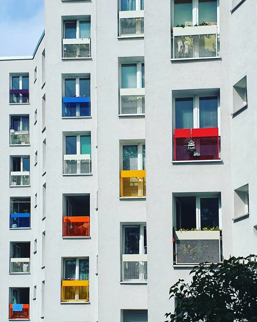 Красочные здания Берлина в объективе