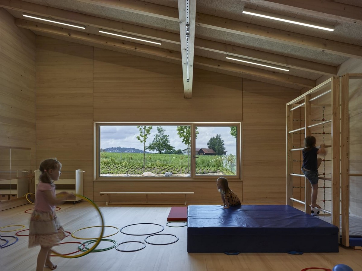 Одноэтажный детский сад в Германии
