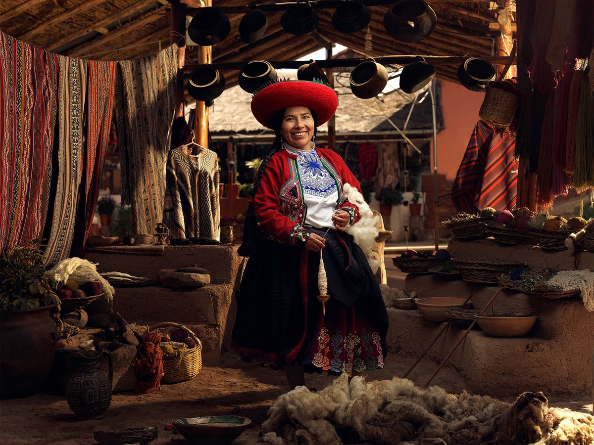 Портреты ремесленников Перу на снимках Романа Жеанно