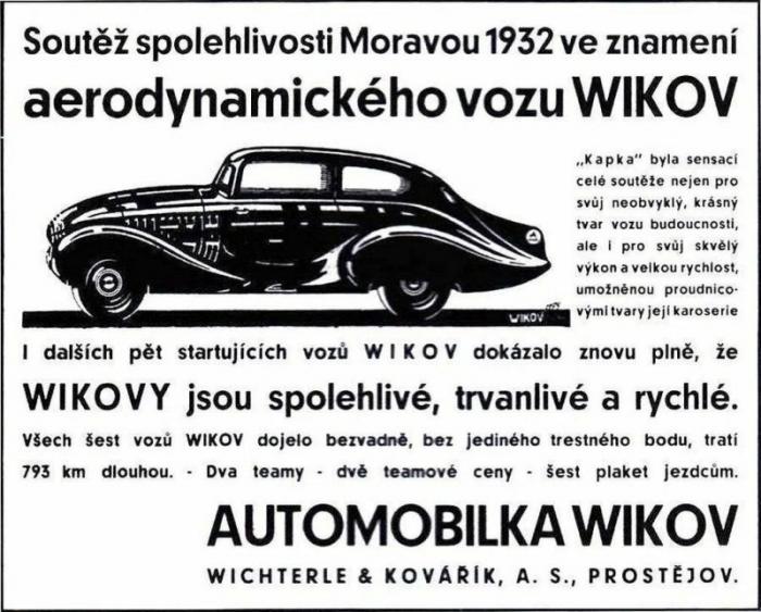 Wikov 35 Kapka — такой автомобиль сложно не заметить Авто/Мото