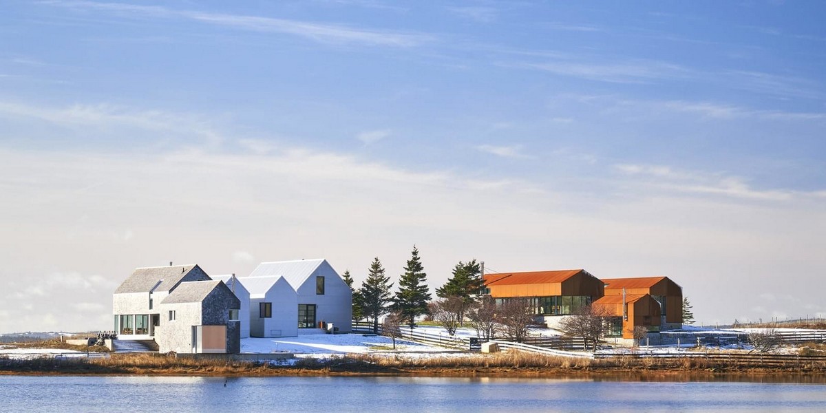 Дом для отдыха на побережье в Канаде Картинки и фото