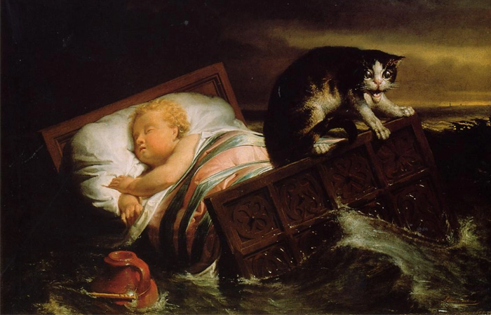Правда и вымысел на картине Альма-Тадемы Наводнение в Бисбосе в 1421 году