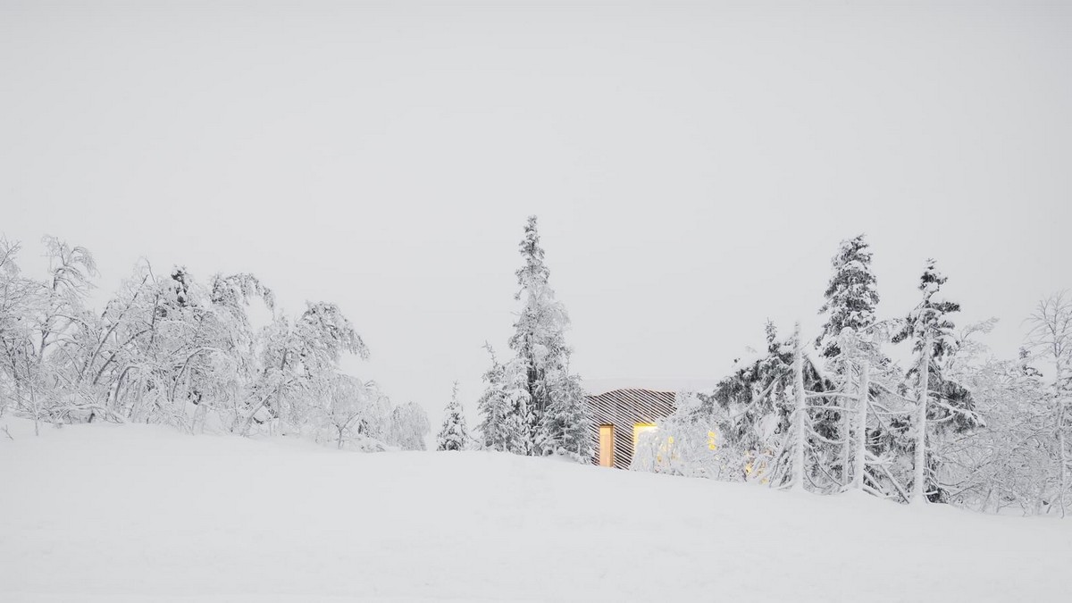 Загородный дом в горах Норвегии Картинки и фото