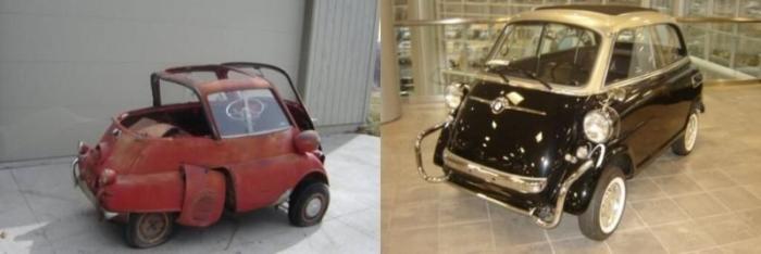 BMW Isetta в винных пробках: пенсионер восстанавливает старые автомобили Авто/Мото