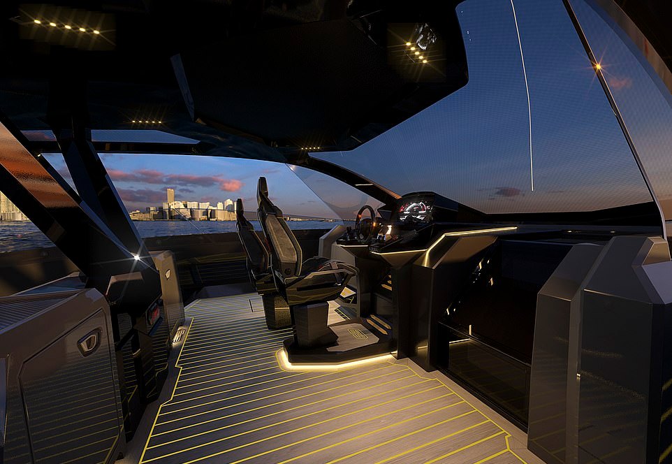 Суперъяхта Lamborghini 63 Tecnomar совместно с производителем лодок