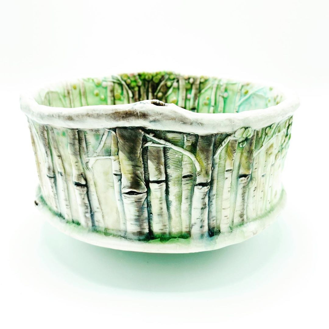 Многослойная керамическая посуда, вдохновлённая природой