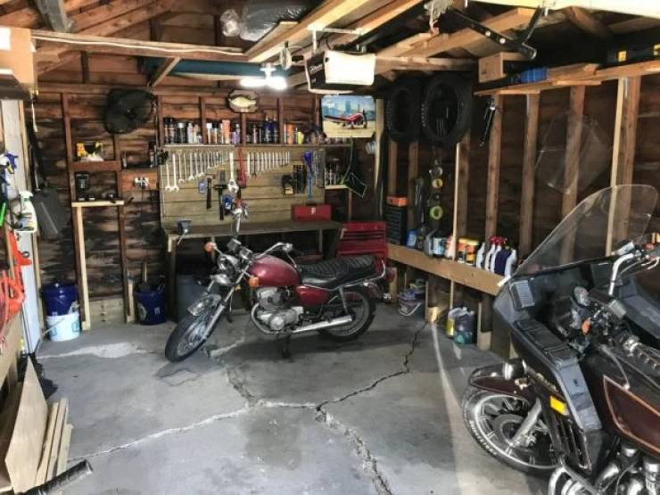 Крутые гаражи и порядок в них