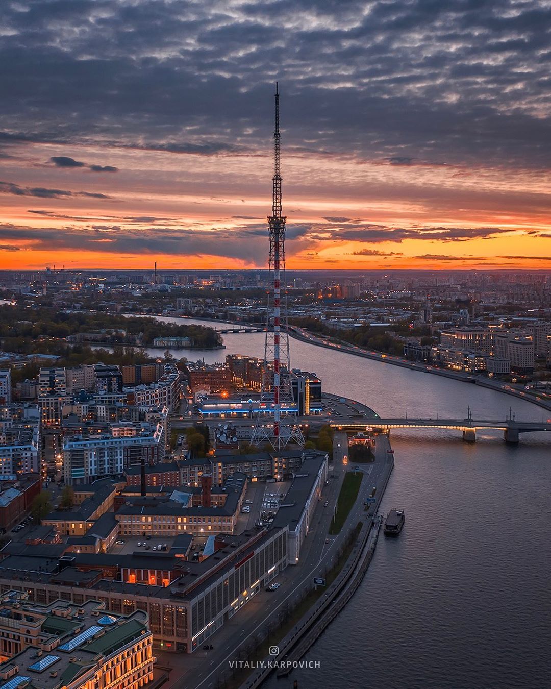 Городские пейзажи на аэрофотоснимках от Виталия Карповича