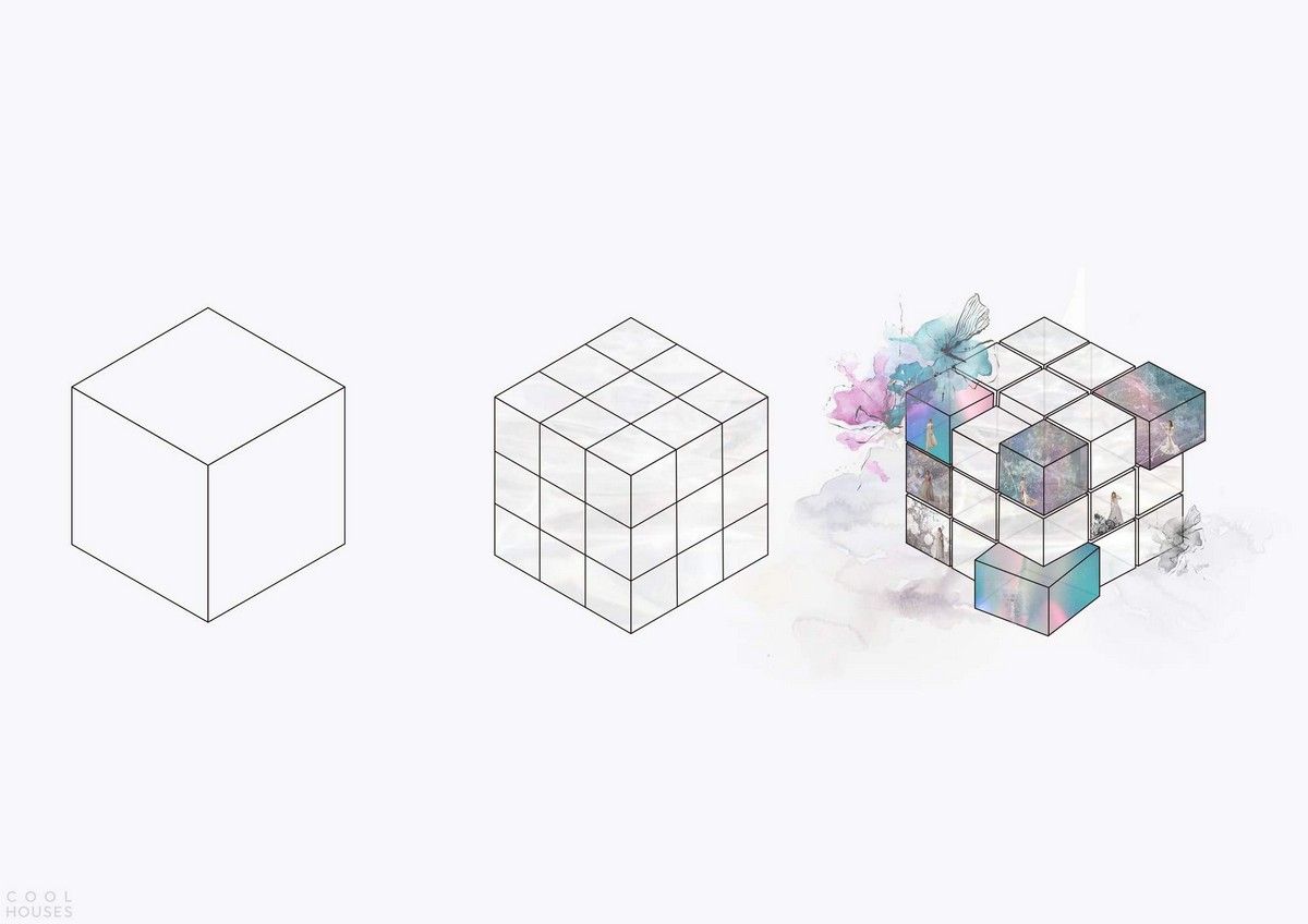 Необычный отель в форме кубика Рубика в Китае