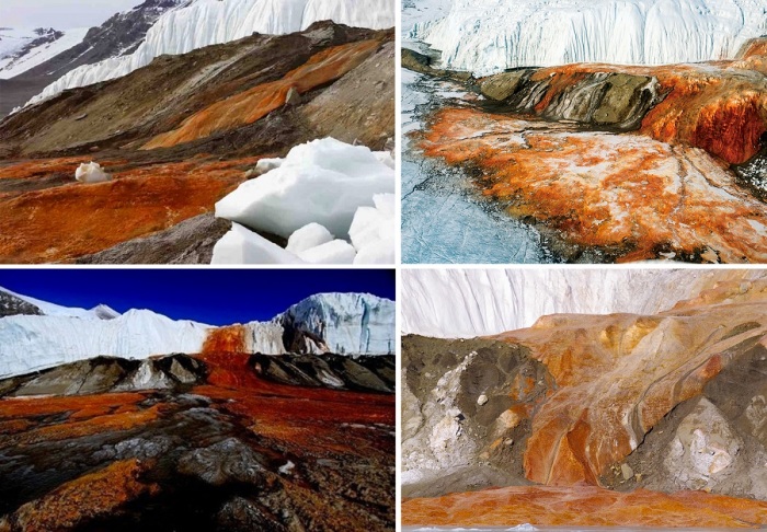 В чем загадка кровавого водопада в Антарктиде