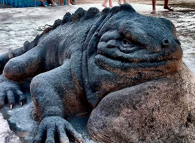 Впечатляющие песочные скульптуры от Андони Бастаррики