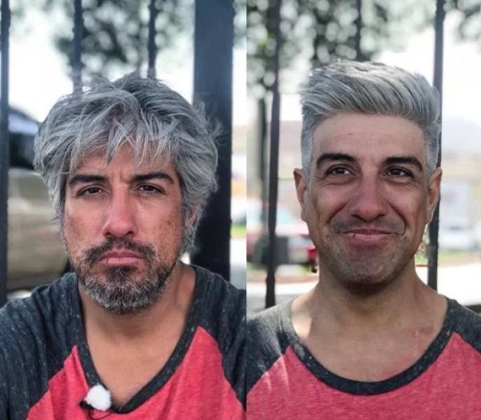 Лондонский парикмахер помогает бездомным людям преобразиться