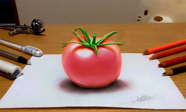 Реалистичные карандашные рисунки от японского художника