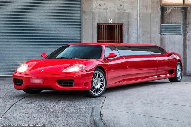 Самый быстрый в мире лимузин Ferrari выставили на продажу