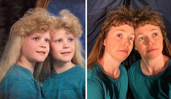 Женщина воссоздала абсурдные и нелепые причёски из 1980-х